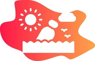 Message In A Bottle Creative Icon Design vector
