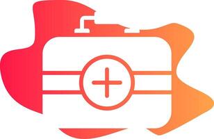 First Aid Kit Creative Icon Design vector