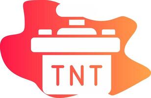 diseño de icono creativo tnt vector