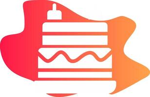 Birthday Cake Creative Icon Design vector