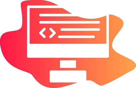 diseño de icono creativo de codificación vector