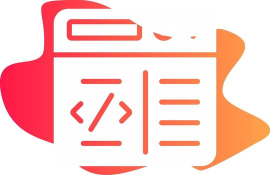 programación creativo icono diseño vector