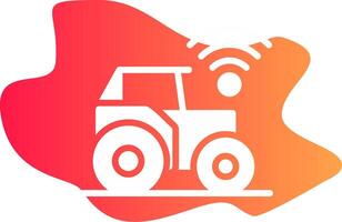 inteligente tractor creativo icono diseño vector