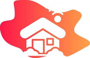 Smart Home Creative Icon Design vector