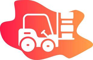 Forklift Creative Icon Design vector