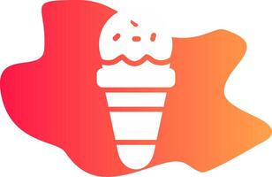 Ice Cream Cone Creative Icon Design vector