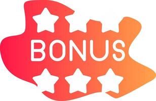 Bonus Creative Icon Design vector