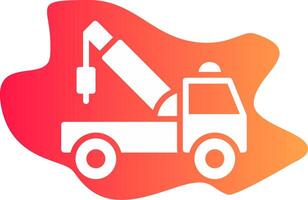 Tow Truck Creative Icon Design vector