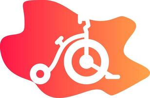 Circus Bike Creative Icon Design vector