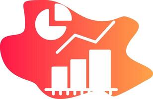 Statistical Analysis Creative Icon Design vector