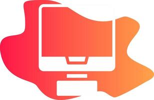 Monitor Creative Icon Design vector