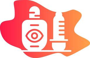 Artificial Tears Creative Icon Design vector