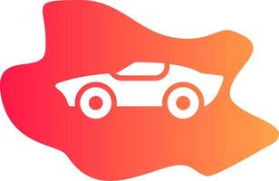 Sports Car Creative Icon Design vector