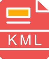 KML Creative Icon Design vector