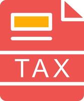 TAX Creative Icon Design vector