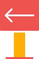 Left Creative Icon Design vector
