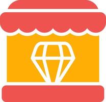 Diamond Shop Creative Icon Design vector