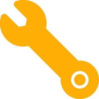 Wrench Creative Icon Design vector