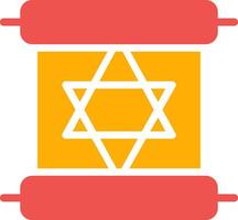 Scroll torah Creative Icon Design vector