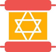 Scroll torah Creative Icon Design vector