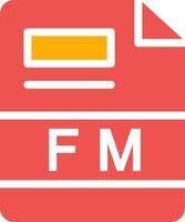 FM Creative Icon Design vector