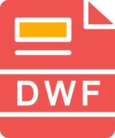 DWF Creative Icon Design vector