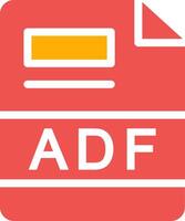 ADF Creative Icon Design vector