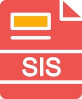 SIS Creative Icon Design vector