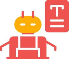 Bots Copywriting Creative Icon Design vector