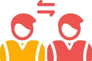 Social Distancing Creative Icon Design vector