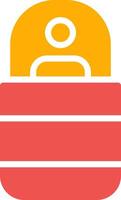 Sleeping Bag Creative Icon Design vector