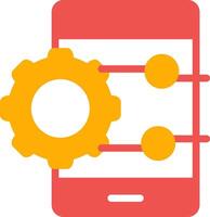 Project Management App Creative Icon Design vector