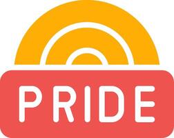 Pride Creative Icon Design vector