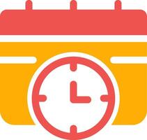 Deadline Creative Icon Design vector