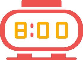 Digital Clock Creative Icon Design vector