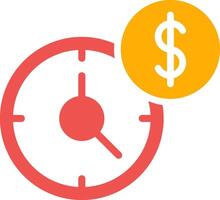 Time Is Money Creative Icon Design vector