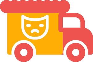 Circus Van Creative Icon Design vector