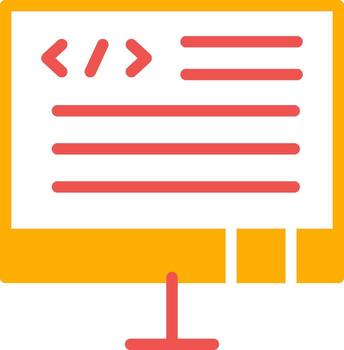 Code Creative Icon Design vector