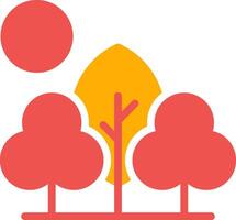 Tree Landscape Creative Icon Design vector