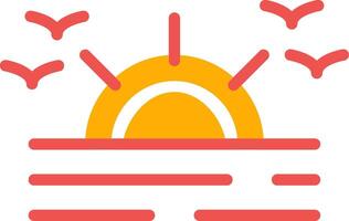 Sunrise Creative Icon Design vector