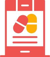 Online Pharmacy Creative Icon Design vector