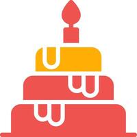 Wedding Cake Creative Icon Design vector