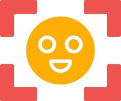 Face Detection Creative Icon Design vector