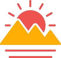 Sunrise Creative Icon Design vector