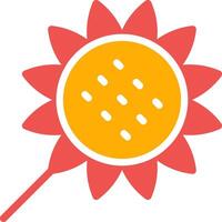 diseño de icono creativo de girasol vector