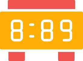 Digital Clock Creative Icon Design vector