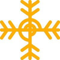 Snowflake Creative Icon Design vector