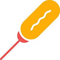 Corn Dog Creative Icon Design vector