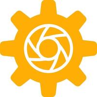 Configuration Camera Creative Icon Design vector