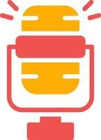 Microphone Creative Icon Design vector